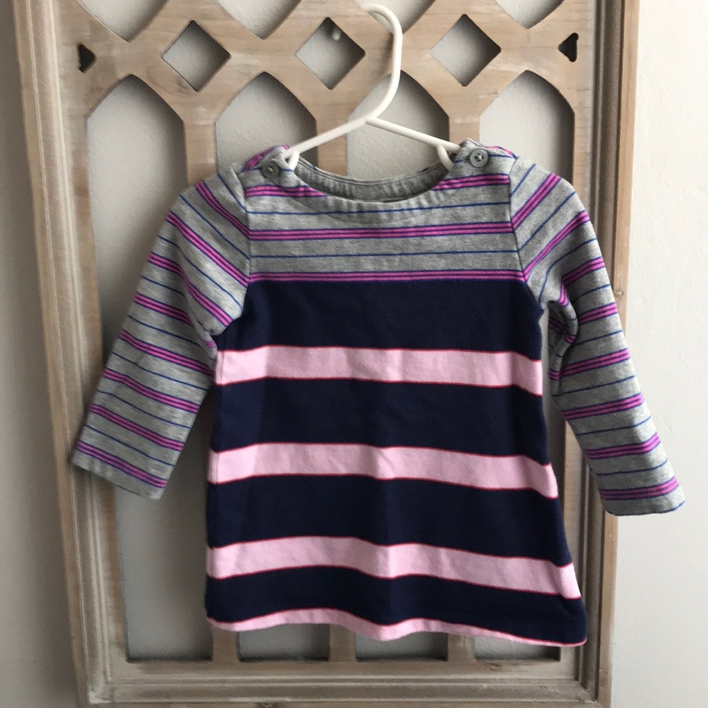 Baby gap dress blue and pink 12-18 months